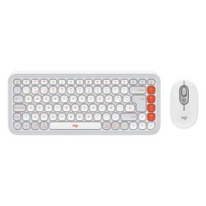 Teclado Y Mouse Logitech Pop Icon Bluetooth Inalámbrico Sp Copilot Blanco
