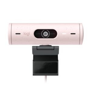 Cámara Web Brio 500 Logitech FHD 1080p USB-C Rosado