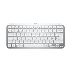 Teclado Mx Keys Mini Logitech Multidispositivo Bt Iluminado Gris Claro