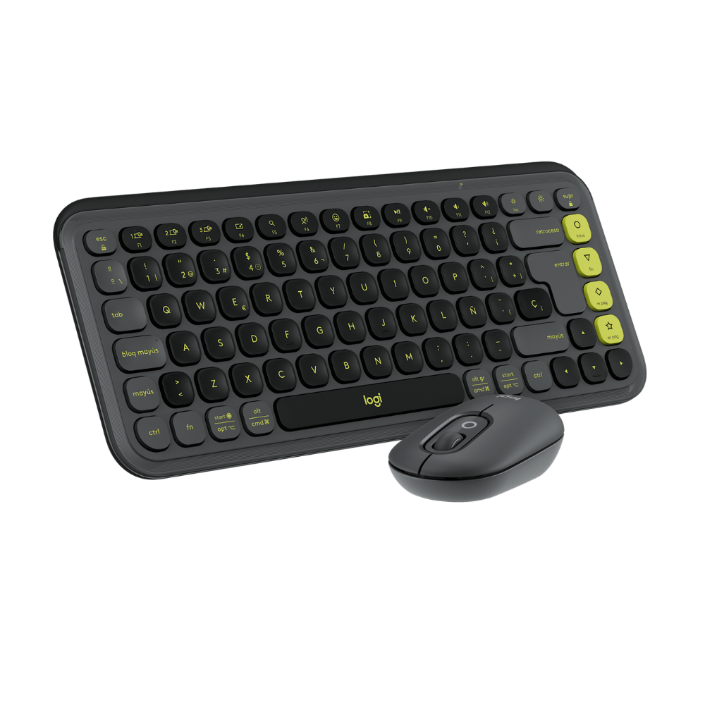 Teclado Y Mouse Logitech Pop Icon Bluetooth Inalámbrico Sp Copilot Grafito - Imagen 3
