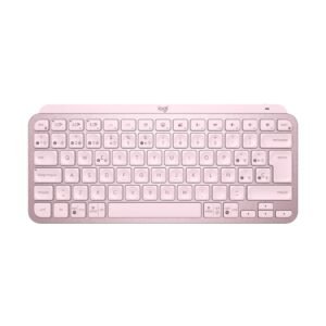Teclado Mx Keys Mini Logitech Multidispositivo Bt Iluminado Rosado
