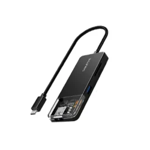 Hub Cabletime Usb-C  6-En-1 Hdmi 4k30hz Usb-A X2 Sd/Tf 2.0 Pd 100w