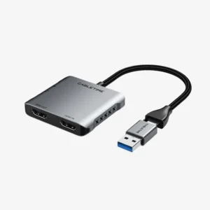 Capturador De Video Cabletime Hdmi Dual A Usb-A/C 3.0 Macho